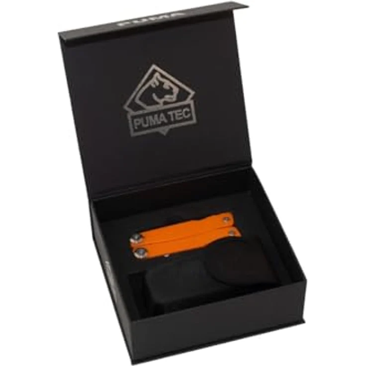 Puma TEC 000121 Multitool mit 9 Funktionen, Edelstahl-Werkzeugen, Verriegelung, rutschfestem Griff & Nylonscheide – Bild 7