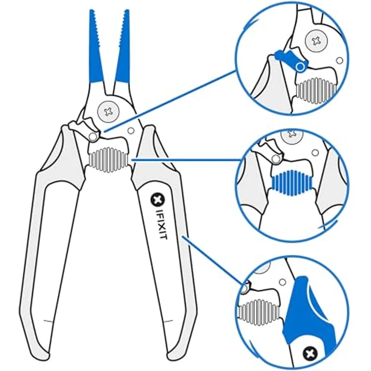 iFixit Mandible Needle Nose Pliers, präzise Zange für feine Arbeiten, IF145-549-1 – Bild 4