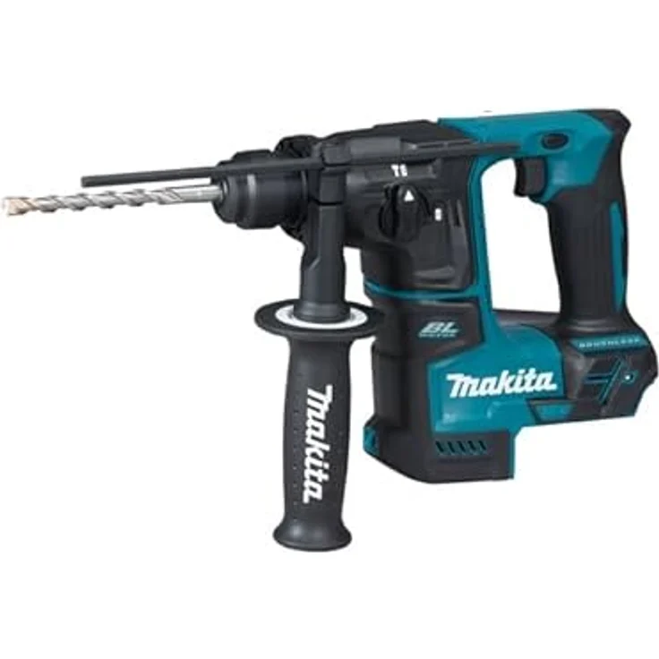 Makita 18V Akku-Kombo-Kit DLX3179TX1 2x Akku 5,0 Ah, Tasche, Ladegerät, Akku-Bohrschrauber DDF485Z, Akku-Winkelschleifer DGA511Z, Akku-Bohrhammer DHR171Z – Bild 4