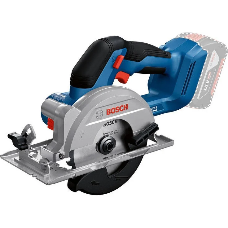 Bosch Professional GKS 18V-51, Akku-Kreissäge mit bürstenlosem 18-V-Motor, max. Schnittkapazität 51 mm, kompaktes Design, ergonomischer Griff