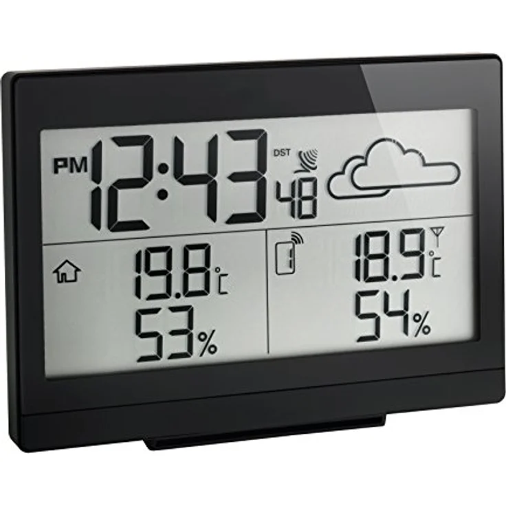 TFA Funk-Wetterstation Dostmann CASA 35.1135.01 Schwarz – Bild 1