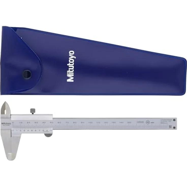 MITUTOYO Präzisionsmessschieber mit Feststellschraube DIN 862 Messbereich 0-150mm 530-122 – Bild 2