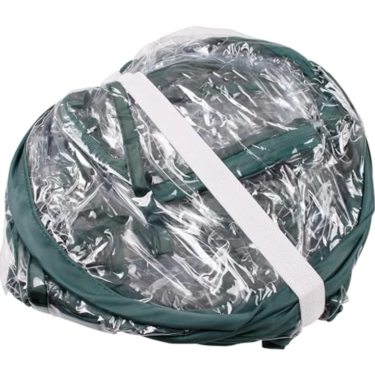 Spetebo Mini Pop-Up Folien Gewächshaus - 60 x 60 cm - Kleines Pilz Gemüse Treibhaus - Folien Frühbeet Pflanzen Schutz Zelt – Bild 5