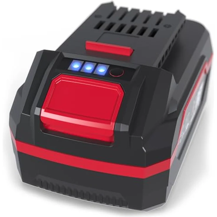 Güde 58554 ProVolt APPV 18-40 Akkupack, Schwarz, Rot - Li-Ion-Akku mit 4,0 Ah Kapazität und intelligentem Thermomanagement – Bild 5