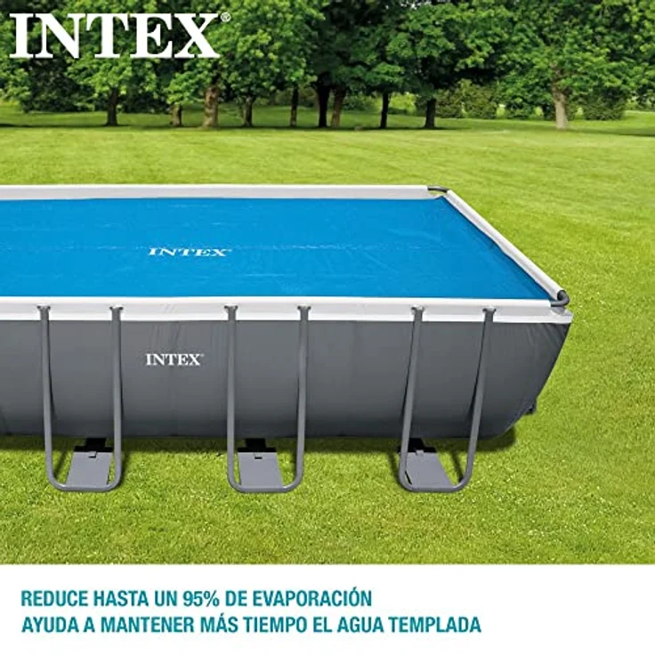 Intex 28016 - Solarabdeckplane 549 x 274 cm - Solarabdeckung Solarplane Solarfolie für eckige Pools – Bild 6