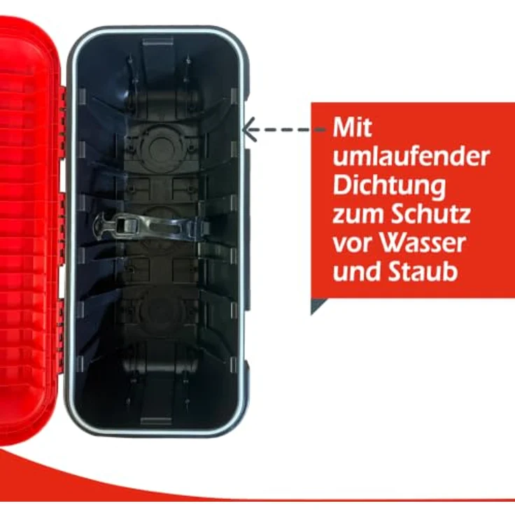 FireLoq® 6kg ABC Pulver-Feuerlöscher 27A | 233B | C mit Schutzbox und Prüfnachweis – Bild 5
