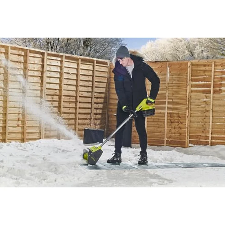 Ryobi ONE+ Akku-Schneefräse RY18ST25A-0, 18 V mit 25 cm Arbeitsbreite, ohne Akku, wetterfest und leise – Bild 4