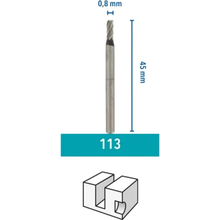 Dremel Graviermesser 113 Arbeits-Ø: 1,6 mm – Bild 2