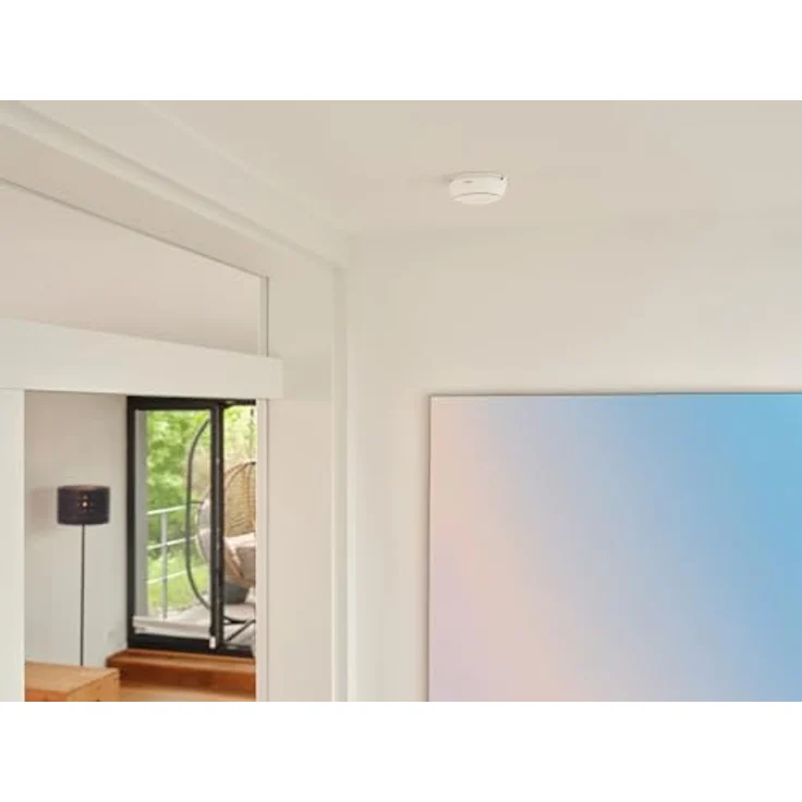 OSRAM SMART+ WiFi Rauchmelder, zertifiziert nach EN 14604, fotoelektrische Raucherkennung, langlebige Batterie, weiß – Bild 3