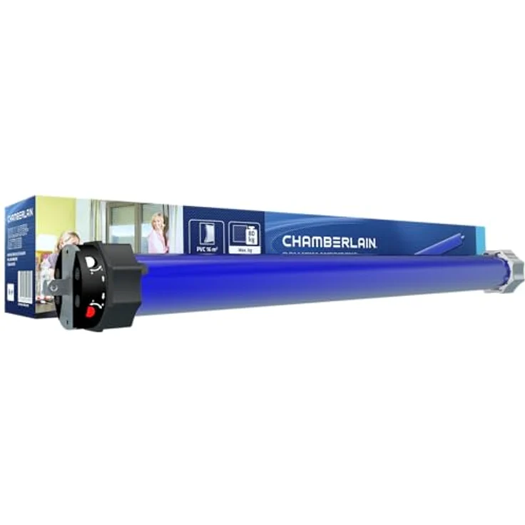 Chamberlain RPD40-10 Rohrmotor Ø 60mm, 80kg Tragkraft, 198W Leistung, 40 Nm Drehmoment für Rollläden – Bild 2