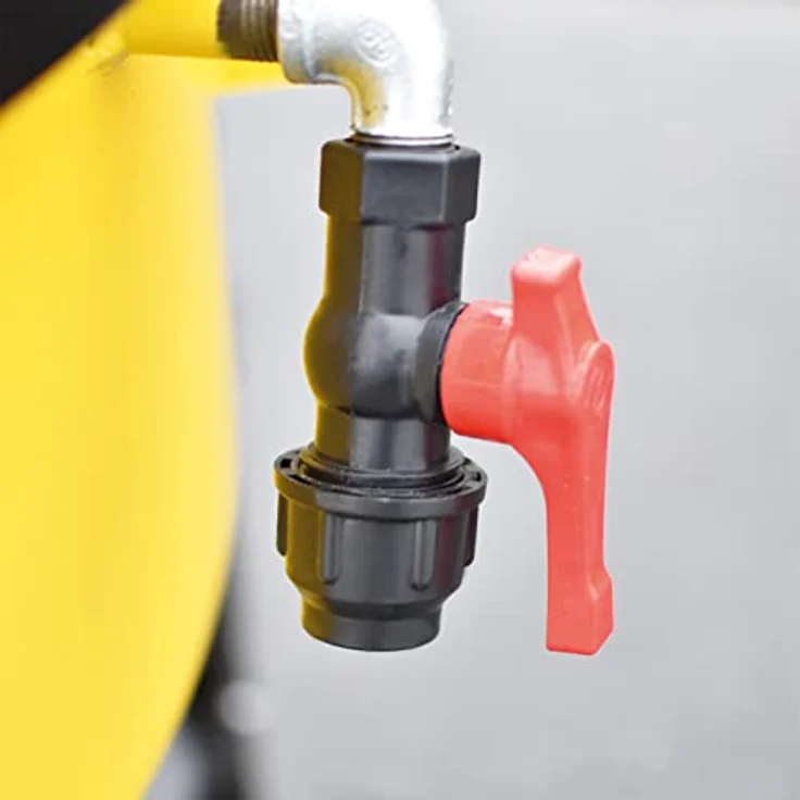BAMATO Betonmischer BCM-120, Zwangsmischer mit 1500 Watt Motor, 120 Liter Trommel, Wasseranschluss und Sackaufreißer – Bild 8