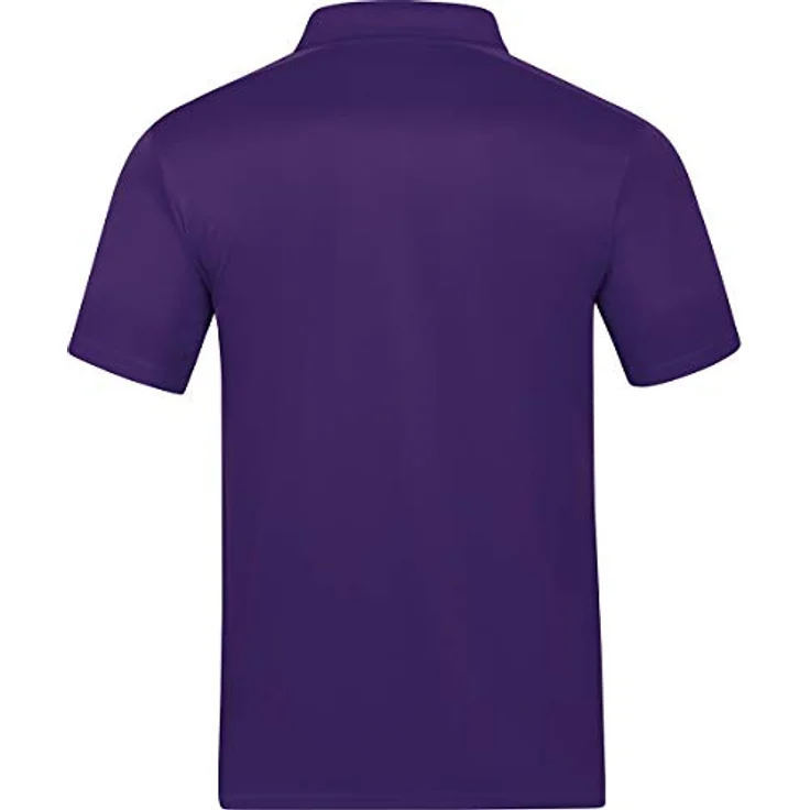 JAKO Herren Classico Polo, Violett, XXL EU, Polyester-Jacquard, Polokragen, Knopfleiste, Kontrast-Piping an Ärmelabschlüssen, für Fußball – Bild 2