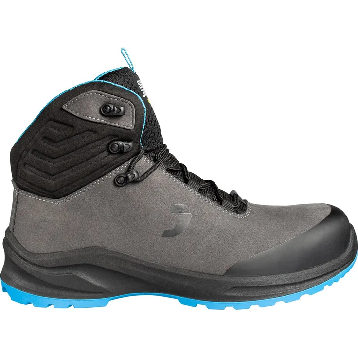 SafetyJogger Modulo Mid S3, Sicherheitsschuhe EN ISO 20345, grau/blau, Größe 45
