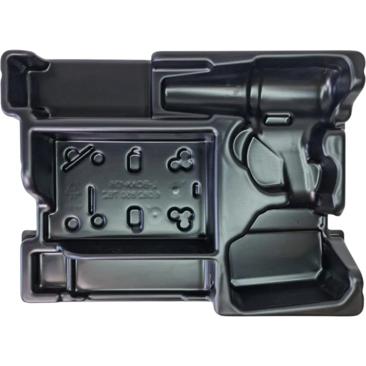 Bosch L-Boxx 136 Einlage (60828507BZ) für GSR/GSB 18V-45/18V-65/18V-90 C, passgenaue Aufbewahrungslösung aus PS, 417 x 312 x 75 mm