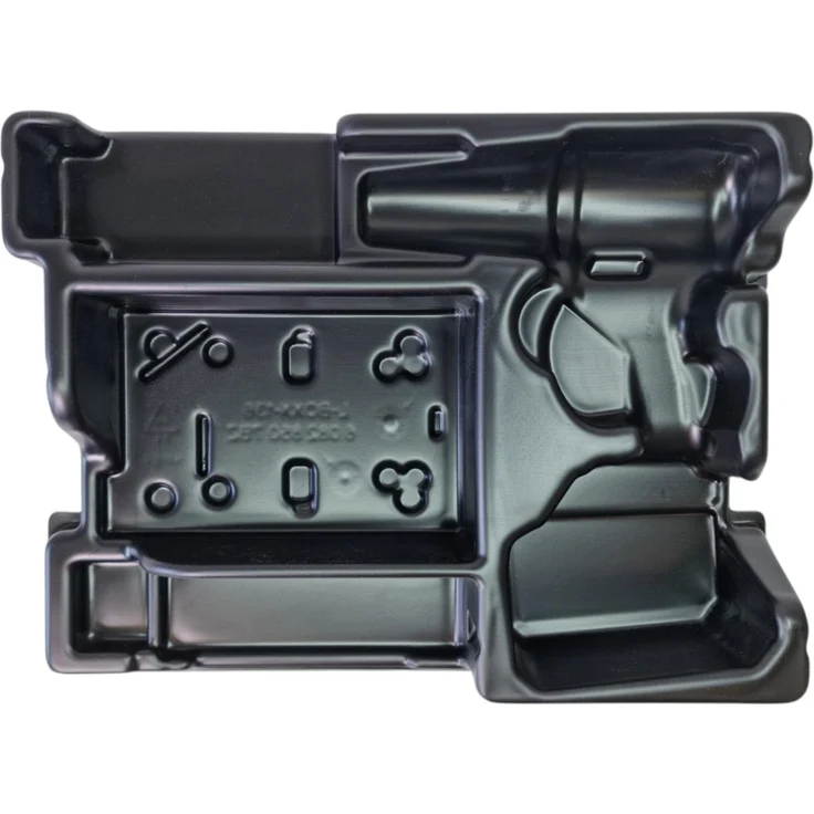 Bosch L-Boxx 136 Einlage (60828507BZ) für GSR/GSB 18V-45/18V-65/18V-90 C, passgenaue Aufbewahrungslösung aus PS, 417 x 312 x 75 mm