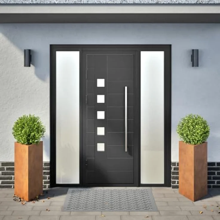 vidaXL Pflanzkübel 2 STK. Dreieckig 40x34,5x70 cm Cortenstahl, Rostbeständig und geräumig – Bild 3
