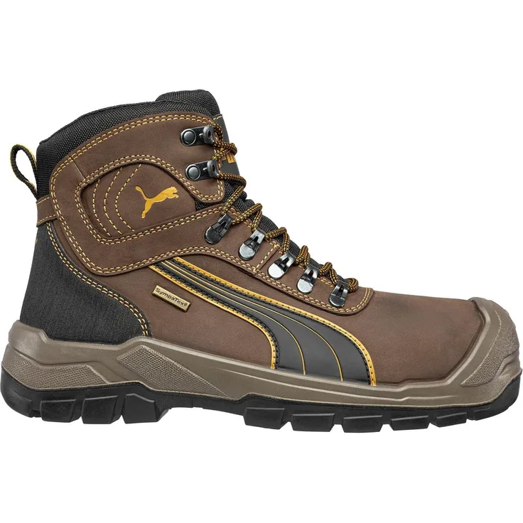 PUMA Safety SIERRA NEVADA MID Arbeitsschuh, wasserdicht, atmungsaktiv, mit Scuff Caps-Design, schwarz