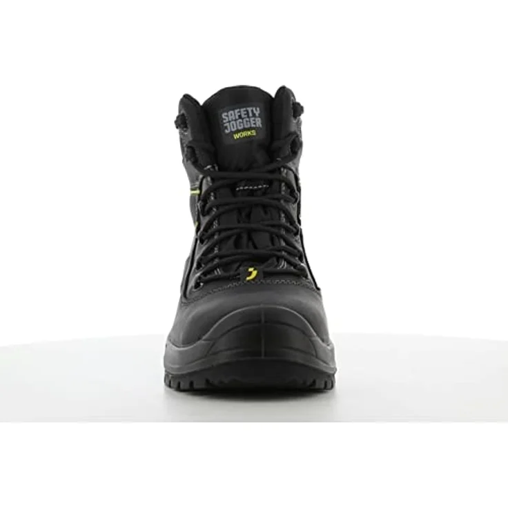 SafetyJogger Basalt S3, Sicherheitsstiefel für harte Arbeitsbedingungen, wasserdicht, atmungsaktiv, schwarz – Bild 7