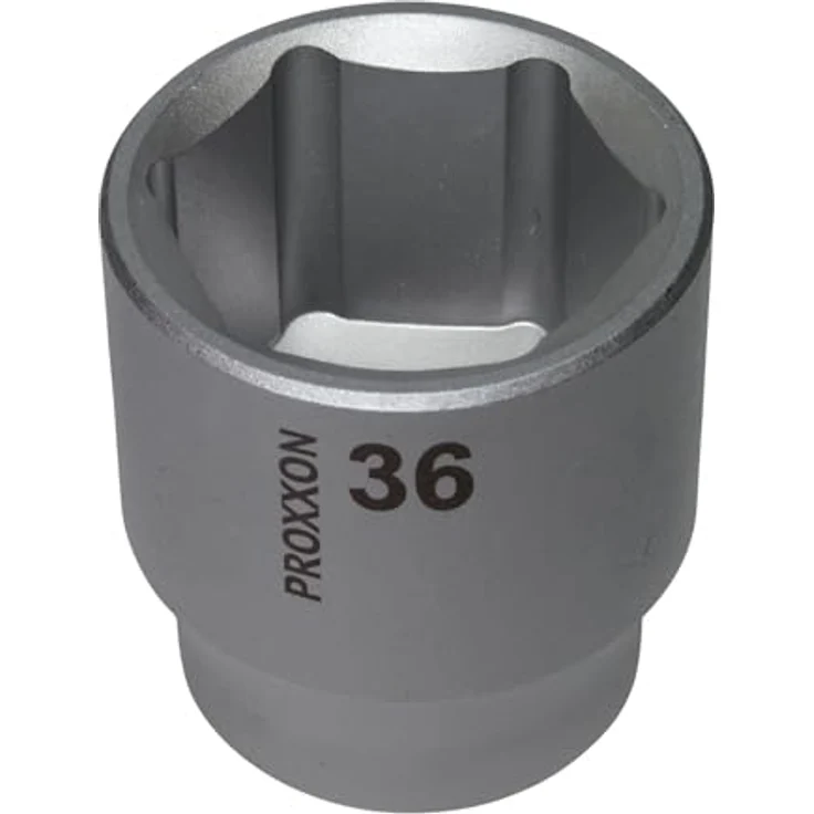PROXXON INDUSTRIAL Bohrer- und Bitset 23429, 1/2'' Steckschlüsseleinsatz aus CrV-Stahl, Größe 36 mm – Bild 1