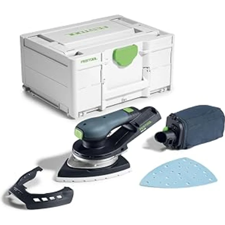 Festool Akku-Deltaschleifer DTSC 200, mit LED-Licht & App-Steuerung, EC 2.0-Motor, antistatische Absaugfunktion, Hartmetall-Tellerbremse – Bild 1