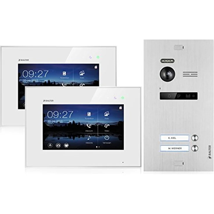 Balter Video Türsprechanlage für 2 Familienhaus, 2x Monitore, Balter EVO – Bild 2