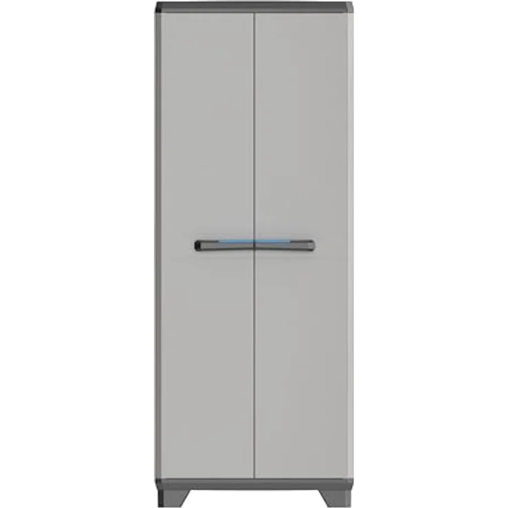 Kis Kunststoffschrank''Linear'' hoch, 1 Stück, hellgrau-schwarz, 9724000 0616 02 – Bild 5
