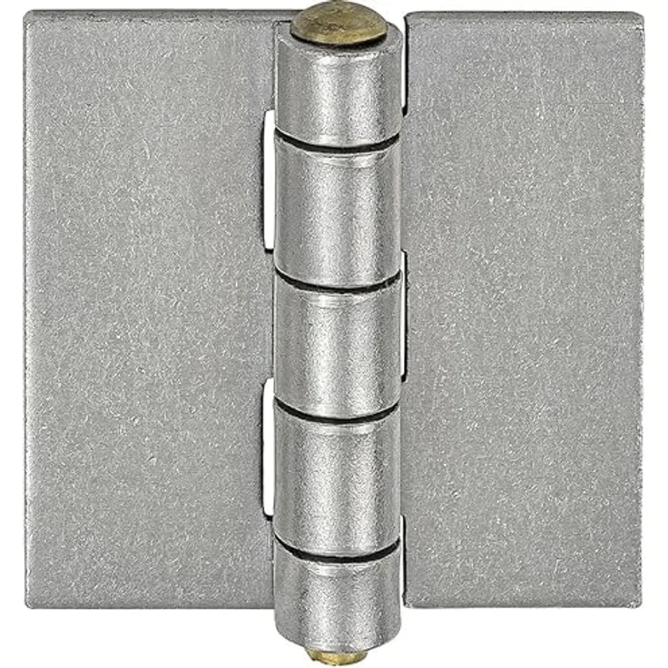 VORMANN FT-Scharnier, Stahlfensterscharnier DIN 18286, B 65mm x H 95mm, gerollt, ungebohrt, Eisen