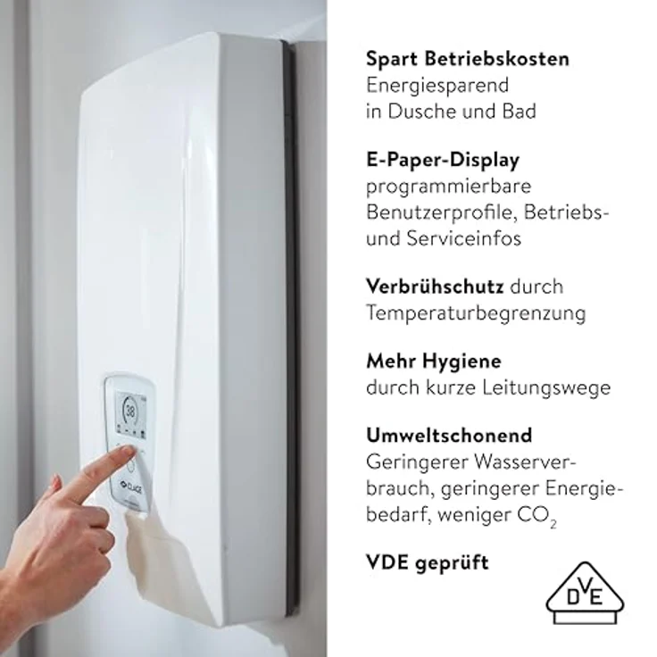 Clage DEX Next Durchlauferhitzer 18-27kW EEK:A – Bild 4