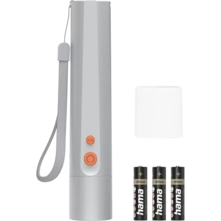 Hama LED-Taschenlampe Aluminium, 250 Lumen, robust, 3 Modi + SOS, wiederaufladbar, ideal für Camping und Notfälle – Bild 7