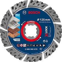Bild für Bosch Professional Expert MultiMaterial X-LOCK Diamanttrennscheiben,125 x 22,23 x 2,4 x 12 mm