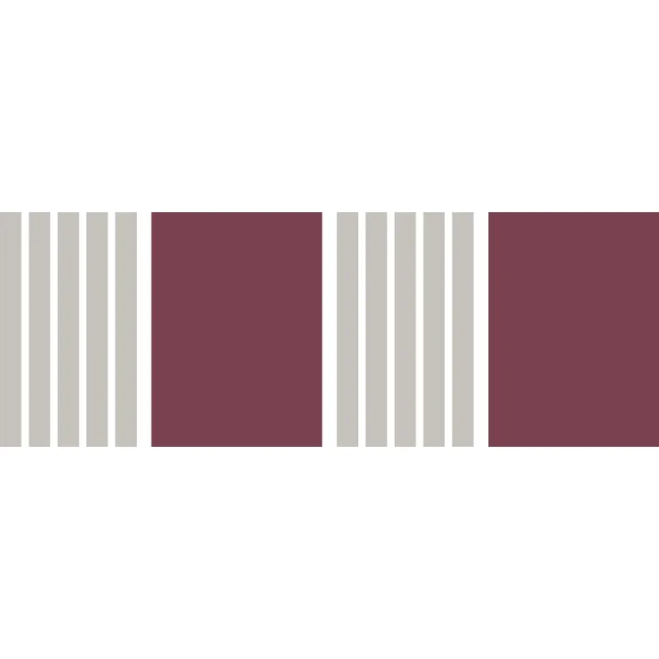 TrendLine Balkon Markise Red Stripe, Breite: 300 cm, Ausfall: 130 cm – Bild 5