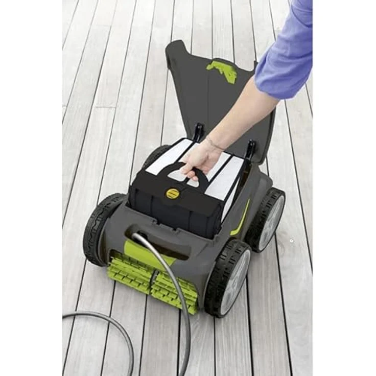 Zodiac GV5220, Boden-, Wand- und Wasserlinienroboter für Schwimmbäder bis 12 x 6 m, mit 4 Antriebsrädern und elektronischem Motorenschutz – Bild 6