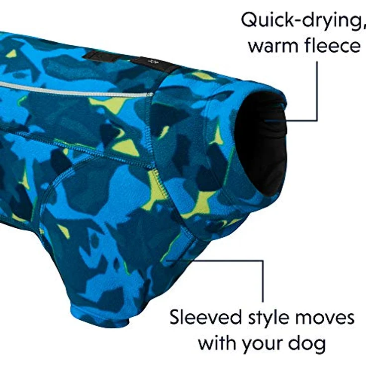 RUFFWEAR Climate Changer Jacket, Warmer und vielseitiger Hundemantel mit Polyesterärmeln für Klares, Kaltes Wetter, Glacier, X-Large – Bild 3