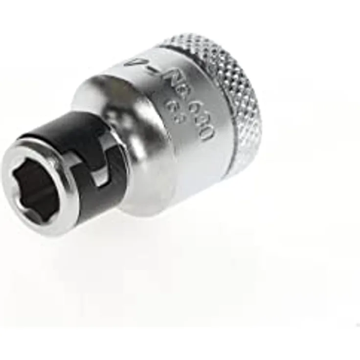 GEDORE Bit-Adapter für 3/8" Knarre, Werkzeugstahl, Einfache Montage, Passgenauer Halt, Silber