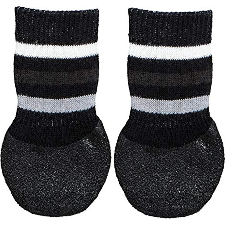 Trixie 19525 Hundesocken, Anti-Rutsch, L–XL, 2 St., schwarz – Bild 1