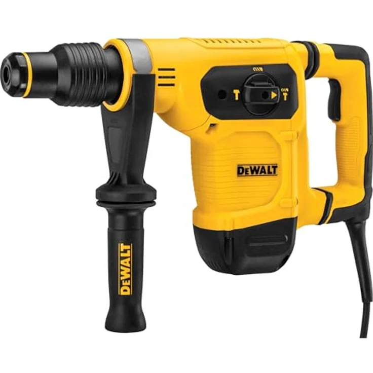 DeWalt 45 mm SDS-max Kraftvoller Bohr--Kombi-Hammer (mit 6.1 J Schlagenergie für diverse Bohranwendungen und Meißelarbeiten, 1x Bohrhammer 1.050 W) D25481K – Bild 2