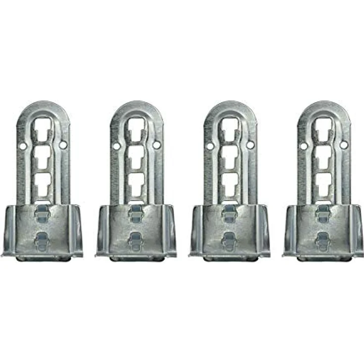 vasalat Bettverbinder Set, Höhenverstellbar, verzinkter Stahl, 4 Stück – Bild 1