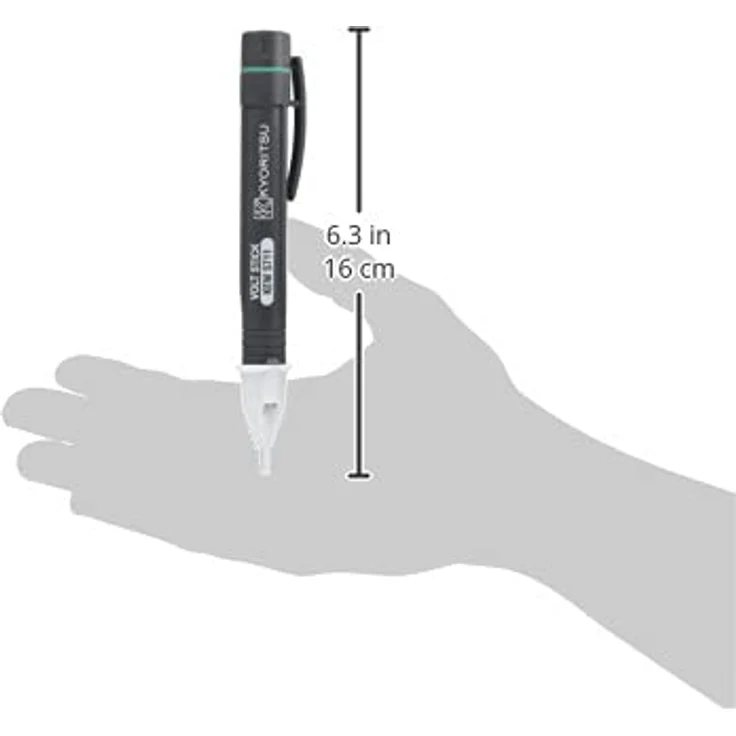 Kyoritsu KEW-5711 Berührungsloser Spannungsprüfer CAT IV 600 V, CAT III 1000V Akustik, LED – Bild 4