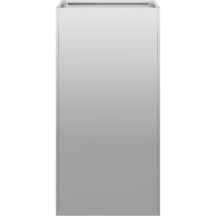 vidaXL Pflanzkübel 40x40x80 cm Verzinkter Stahl, Garten-Garten-Pflanzgefäß, Hochbeet - Robustes Pflanzgefäß für den Außenbereich, Korrosionsbeständig. – Bild 5