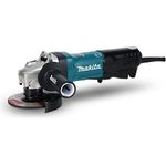 Makita GA5093X01 Winkelschleifer 125 mm, 1900 W, mit Bremse, Paddelschalter und Elektronik