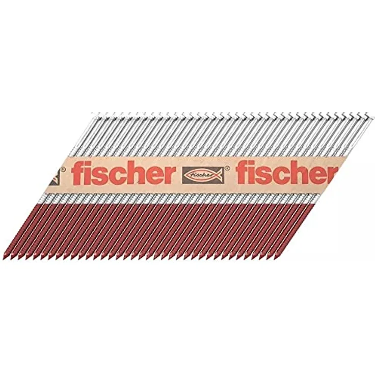 fischer 534702 Glatte Galvnägel, Metall