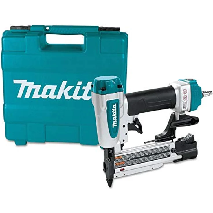 Makita Druckluftnagler AF353, 15-35 mm, handlich mit gummiertem Handgriff und Doppelauslöser – Bild 1
