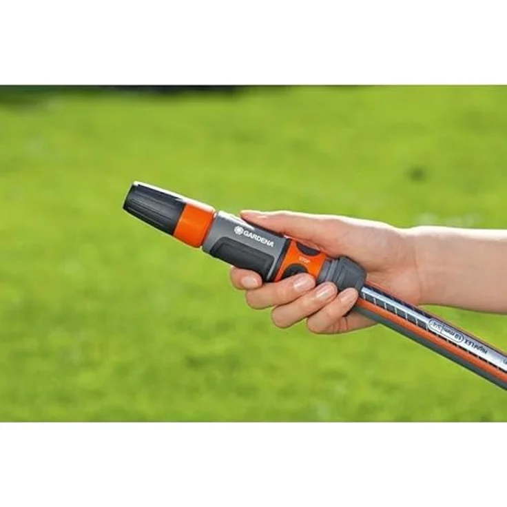 GARDENA Wasserstop 19 mm (3-4 Zoll): Steckverbinder mit Aquastop, für Schlauchende, Powergrip, gerillte Griffmulden, simpler Wechsel, verpackt (18214-20) Bewässerungszubehör – Bild 4
