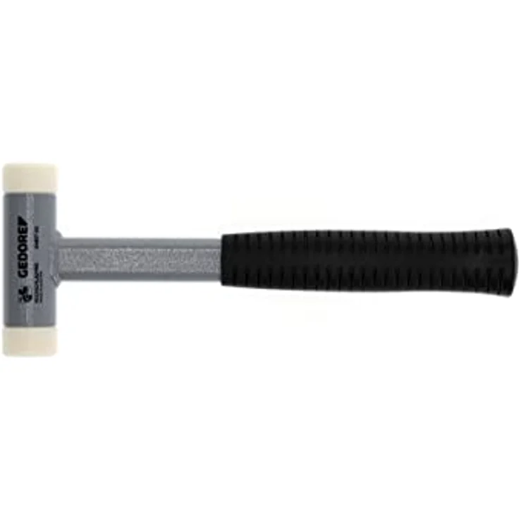 GEDORE Rückschlagfreier Schonhammer, Ø 30 mm, Stahlrohrstiel, Austauschbare Polyamid-Köpfe - Preisvergleich – Bild 5
