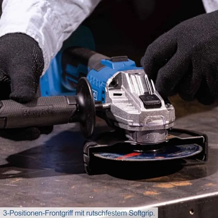 Scheppach IXES 20V Akku-Winkelschleifer C-AG125-X, 125 mm Scheibendurchmesser, ohne Akku, Softstart und Überlastschutz – Bild 8