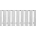 Plus Sichtschutzelement Sendai, 180 x 80 cm, aus nordischem Nadelholz, Weiß RAL 9010, lichtdurchlässig und vielseitig einsetzbar