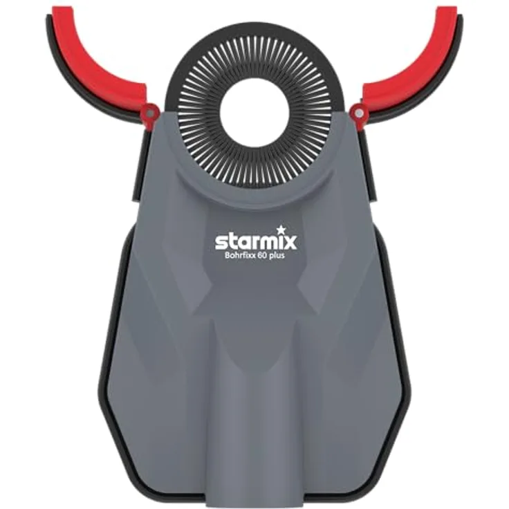Starmix Bohrstaub-Düse Bohrfixx 60 Plus, haftet selbst an der Wand, auch geeignet für größere Bohrlöcher, 110134, Werkzeugzubehör, Gummierter Rand, Zeitersparnis
