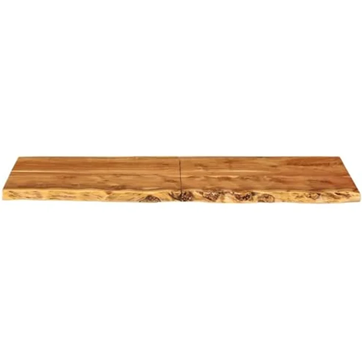 vidaXL Badezimmer-Waschtischplatte Massivholz Akazie 140 x 55 x 3,8 cm – Bild 7