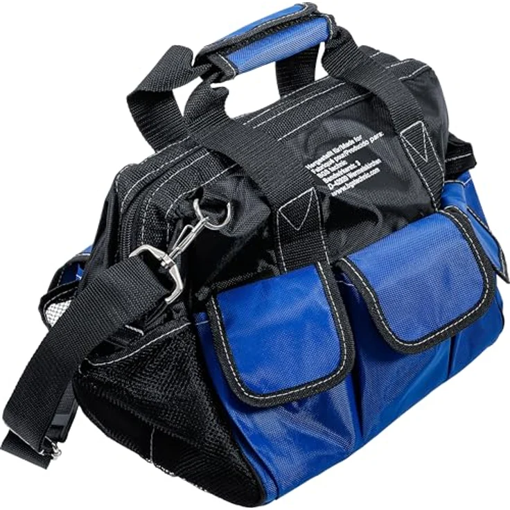 BGS 74389 | Universal Werkzeugtasche | klein | 305 x 190 x 300 mm, strapazierfähig, kompaktes Format, Nylon, Schwarz – Bild 3