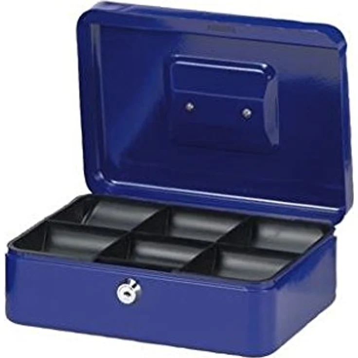 Maul Geldkassette 3, Blau, Herausnehmbarer Hartgeldeinsatz, 250 x 90 x 191 mm, 5611337, 1 Stück – Bild 5
